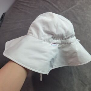 RuffleButts RuggedButts Kids White Wide Brim Sun Hat Adjustable 2T-4T 06001FEB22